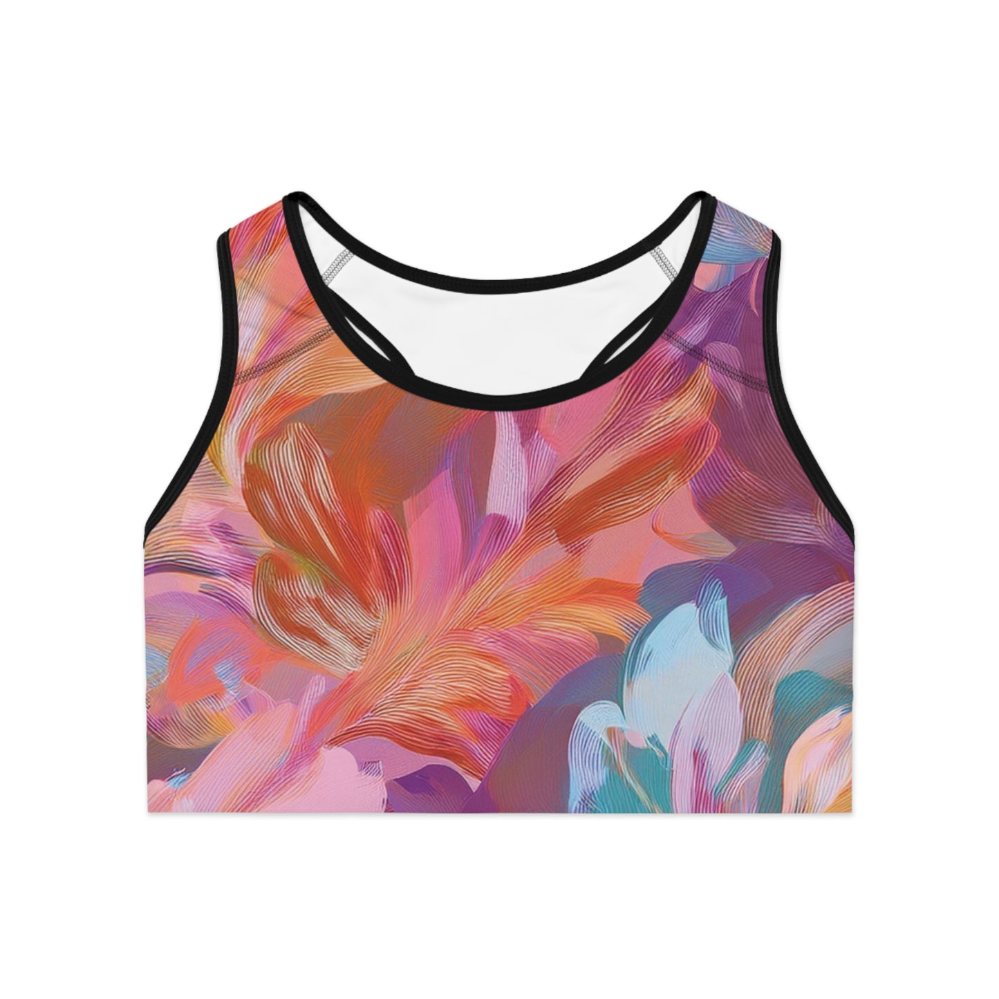 Sports Bra with Abstract prints