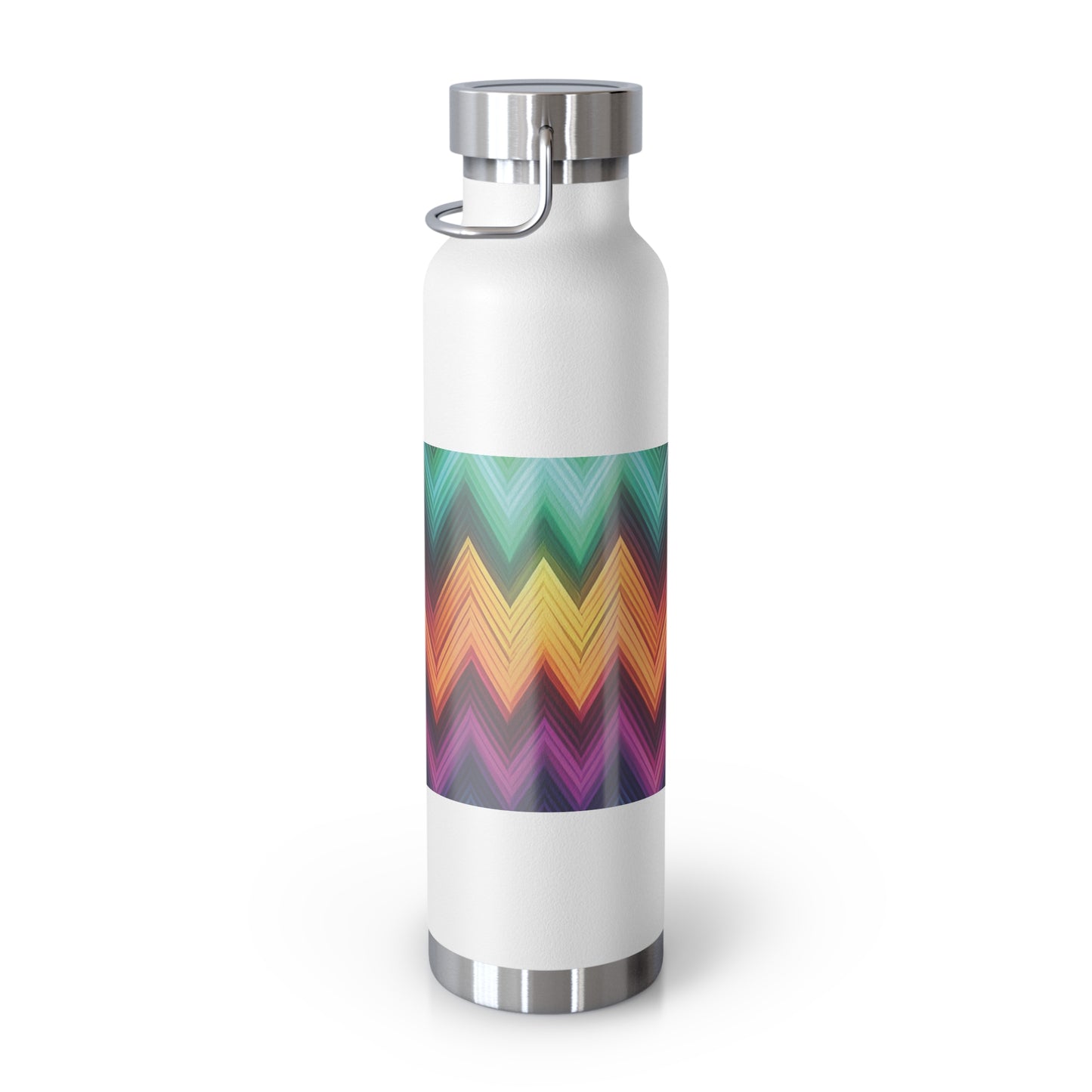 Colorful Copper Insulated Water Bottle - 22oz