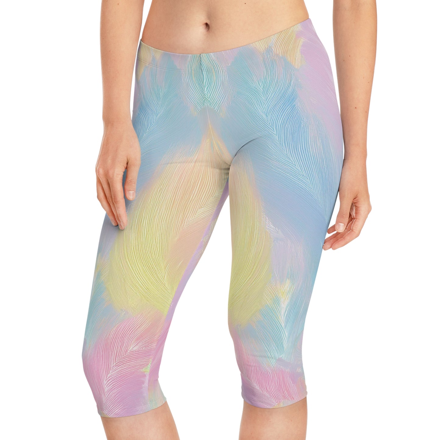 Capri-Leggings in Pastellfarben