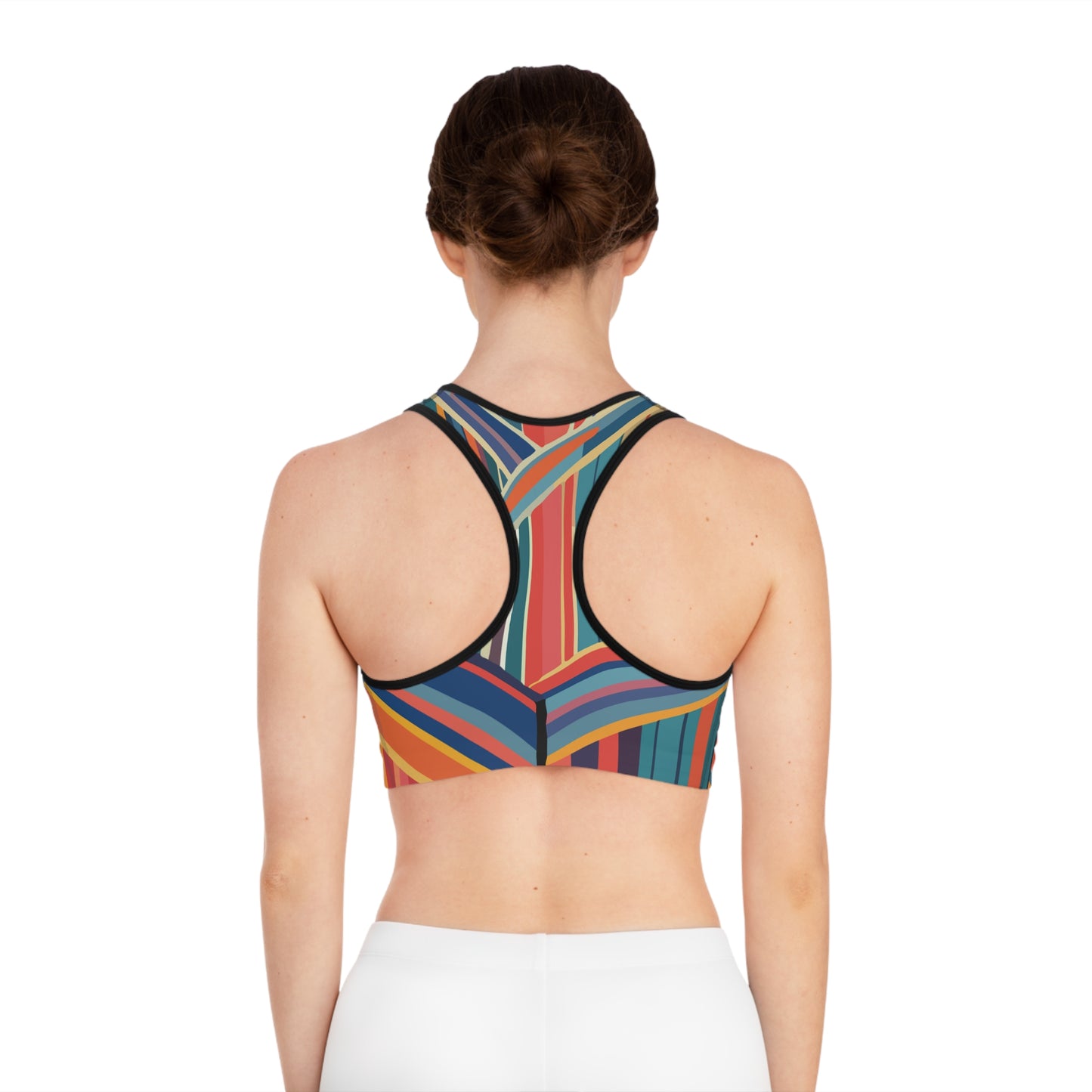 Sports Bra with Abstract prints