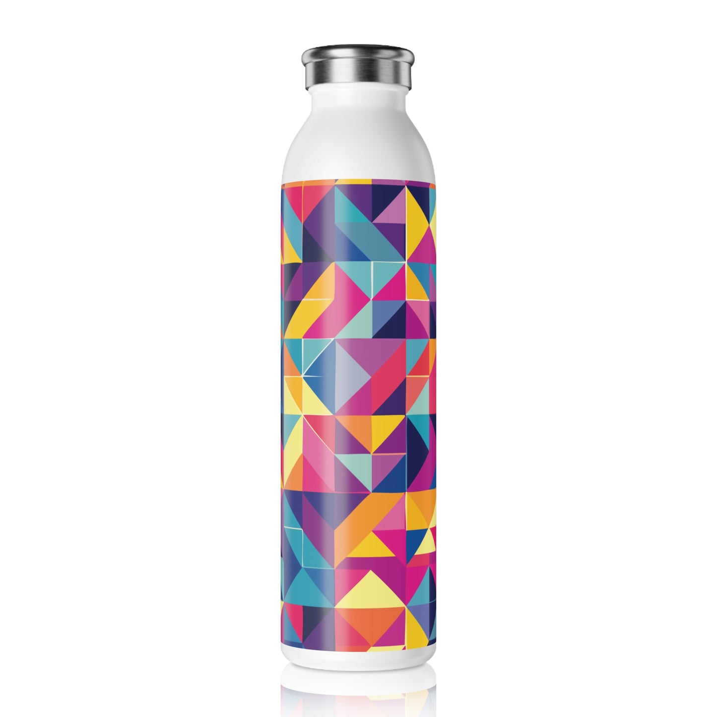 Vibrant Slim Water Bottle - Colorful Design for Active Lifestyles