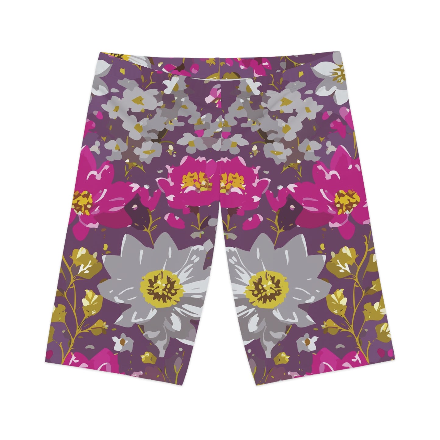 Bike Shorts with Floral prints