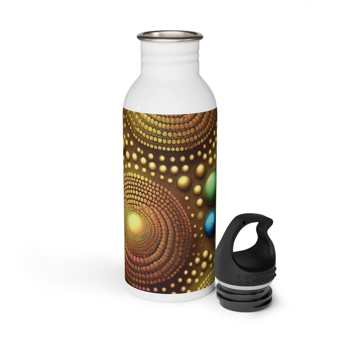 Vibrant Steel Water Bottle - Eco-Friendly Hydration for Fitness & Travel, 20oz