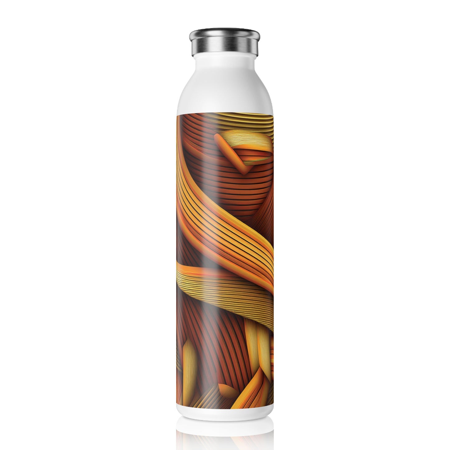 Vibrant Slim Water Bottle - Colorful Design for Active Lifestyles, 20oz