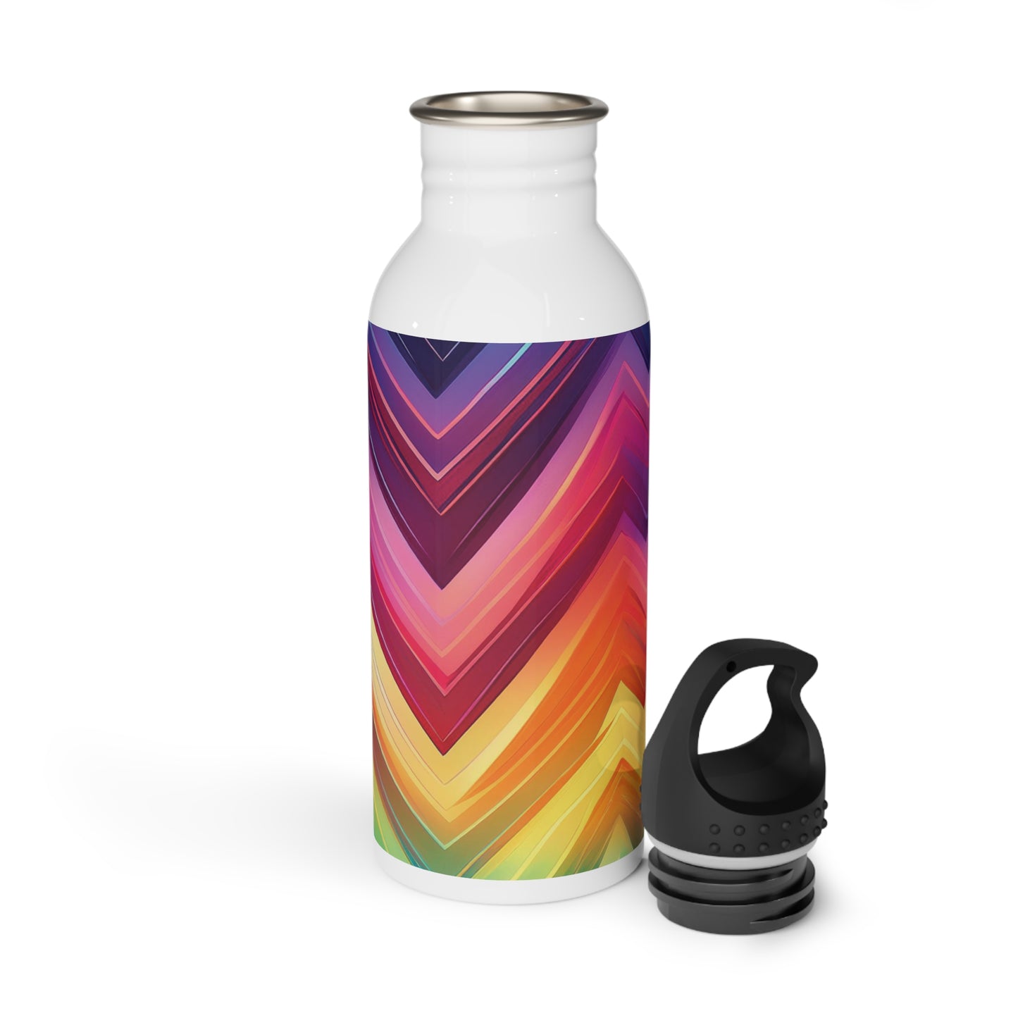 Colorful Steel Water Bottle - Eco-Friendly Hydration for Fitness & Travel, 20oz