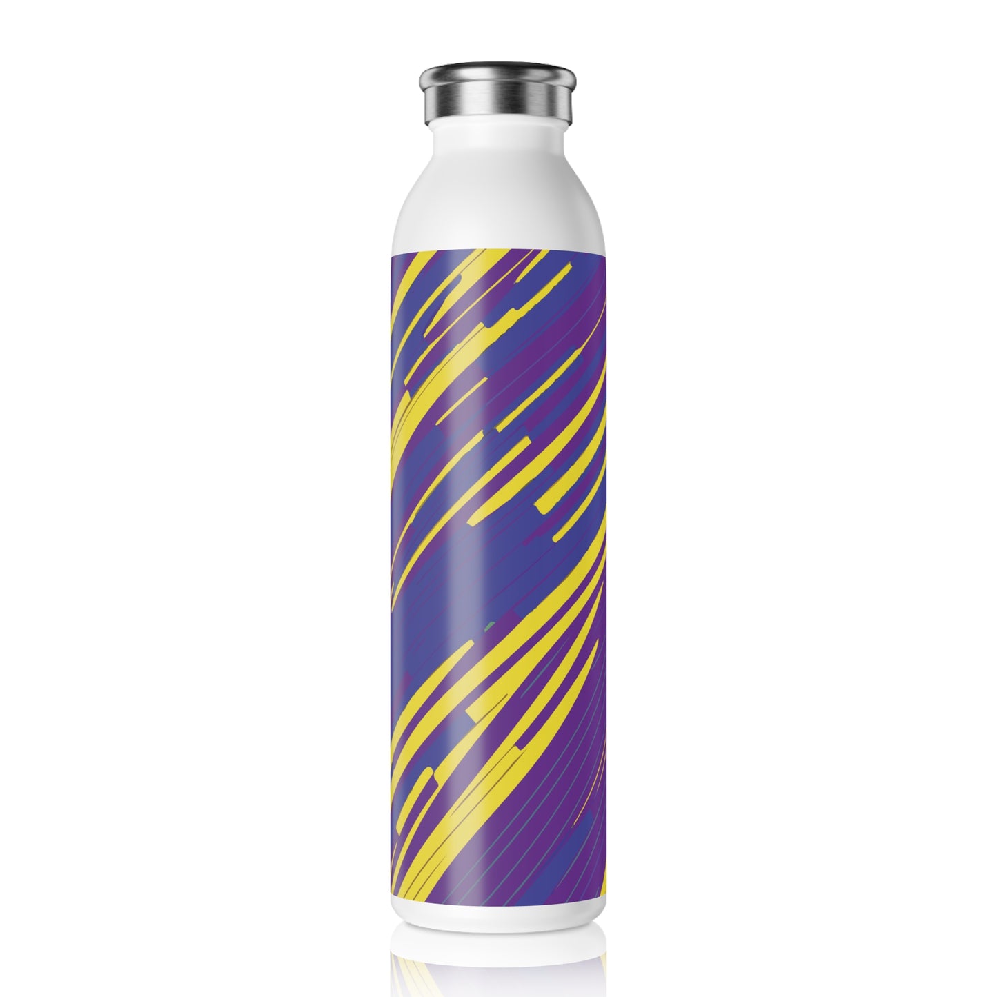 Vibrant Slim Water Bottle - Colorful Design for Active Lifestyles, 20oz