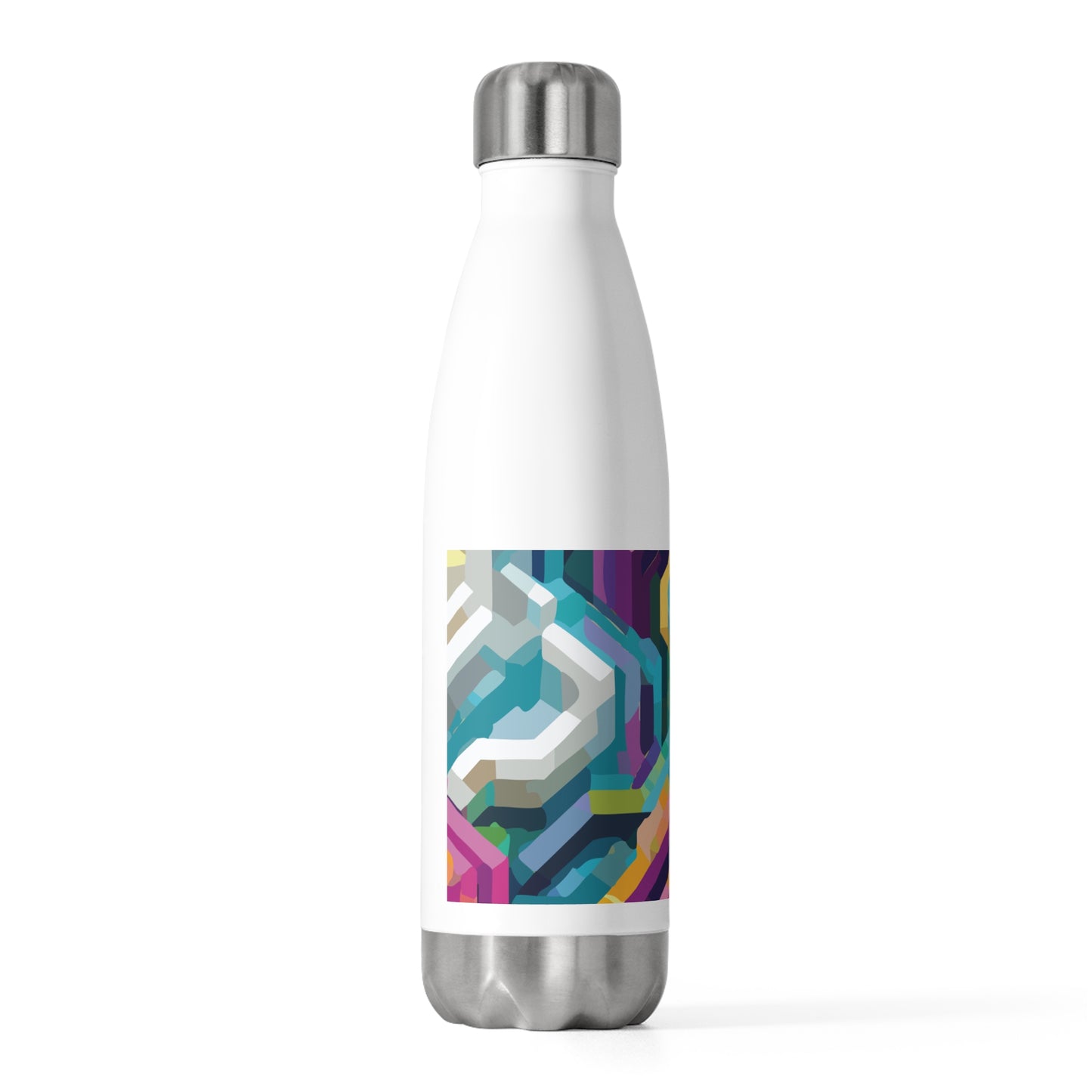 Colorful 20oz Insulated Bottle - Stylish Water Bottle for Active Lifestyles