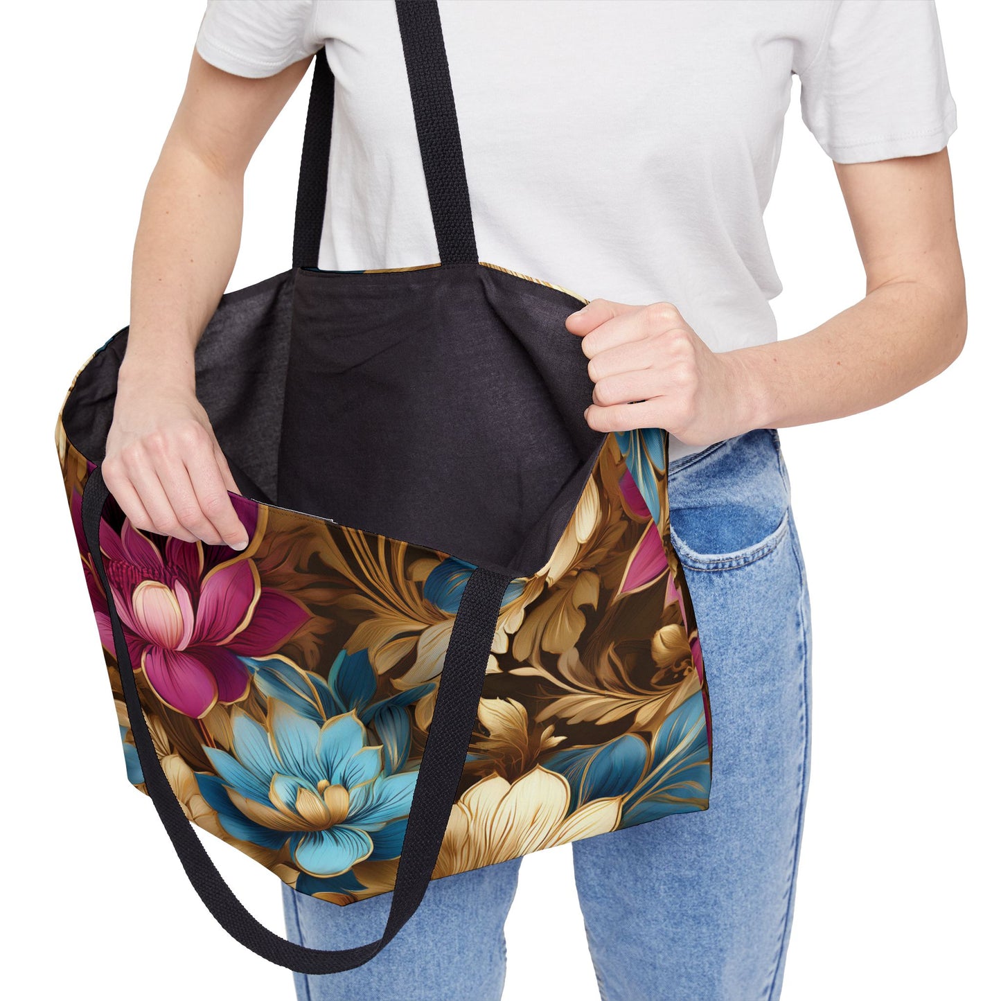 Yoga Bag with Floral print