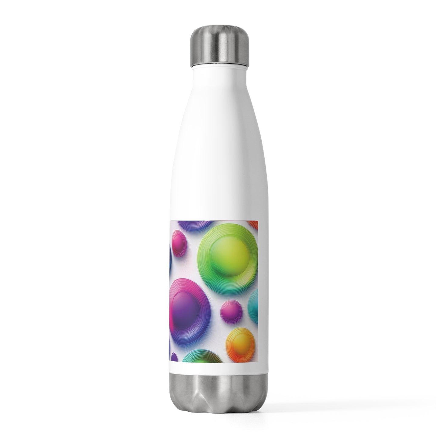 Colorful 20oz Insulated Bottle - Stylish Water Bottle for Active Lifestyles