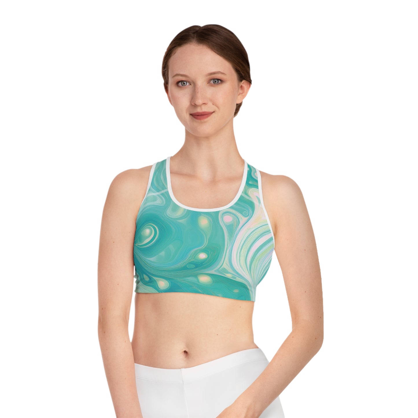 Soutien-gorge de sport aux couleurs pastel