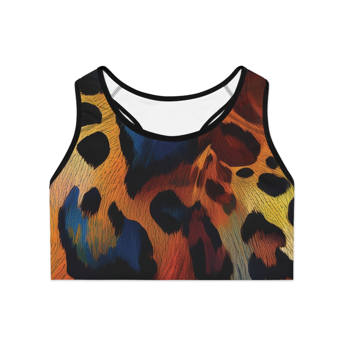 Sports Bra with Animal prints - Jaguar