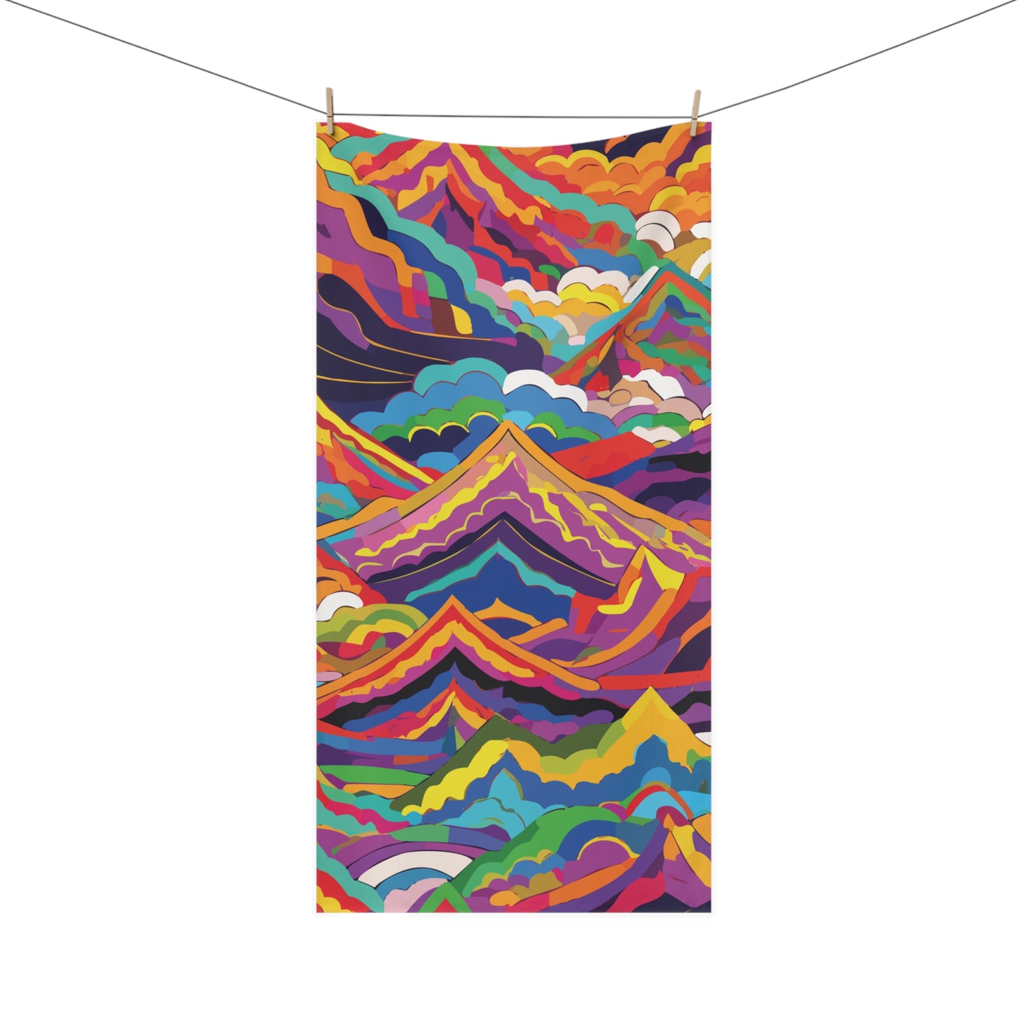 Yoga Towel in Vibrant colors