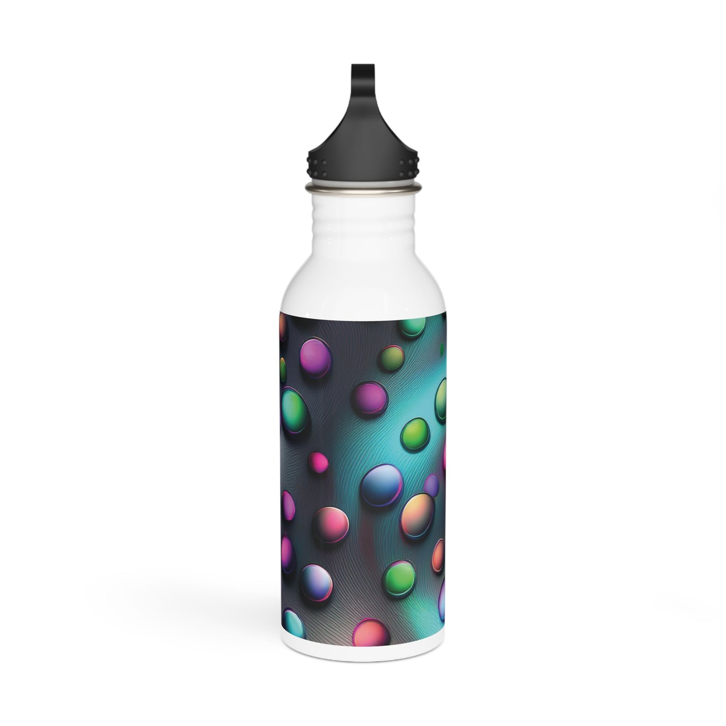 Vibrant Steel Water Bottle - Eco-Friendly Hydration for Fitness & Travel, 20oz