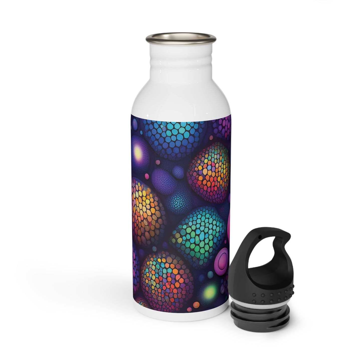 Vibrant Steel Water Bottle - Eco-Friendly Hydration for Fitness & Travel, 20oz