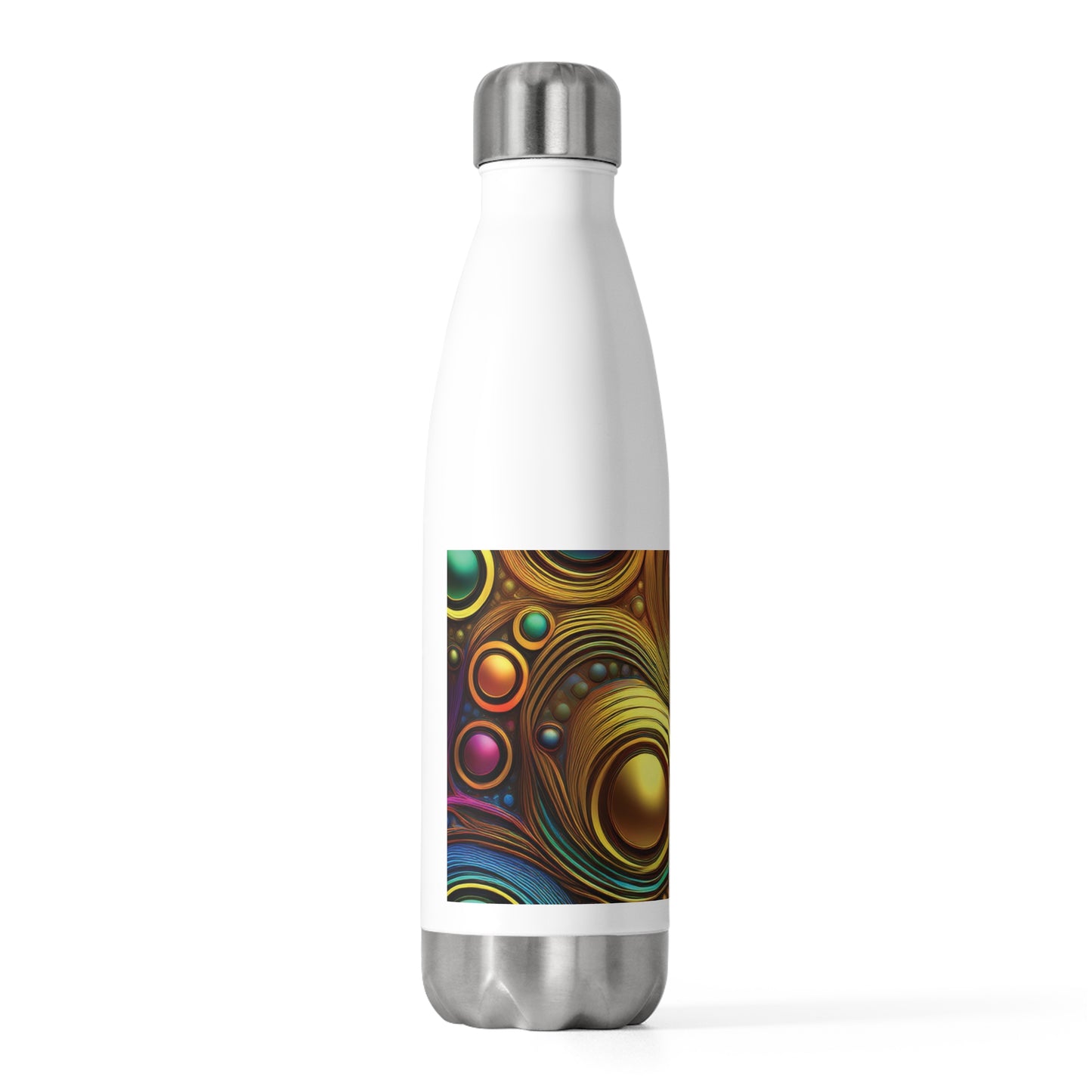 Colorful 20oz Insulated Bottle - Stylish Water Bottle for Active Lifestyles