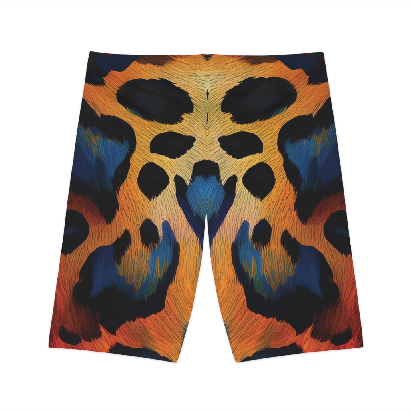 Bike Shorts with Animal prints - Jaguar