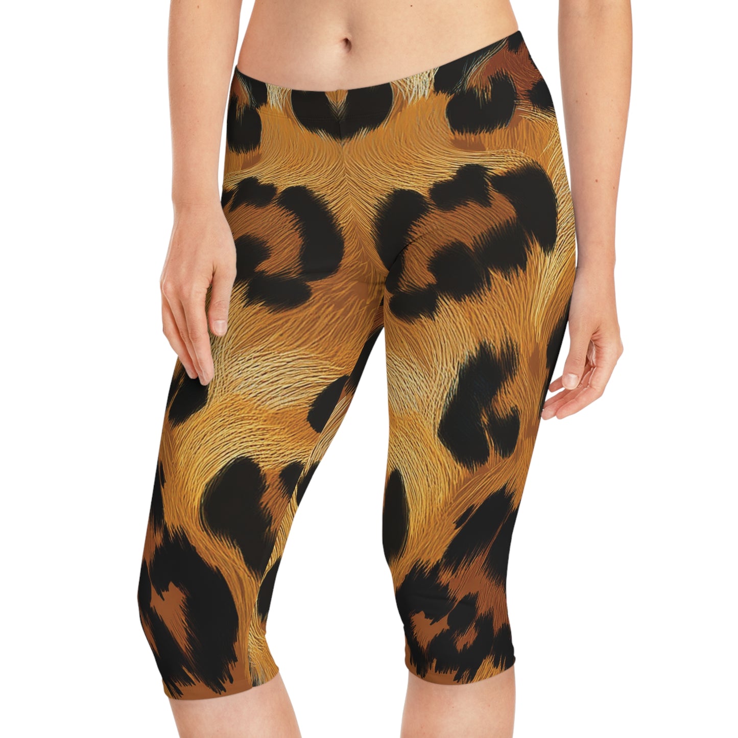 Capri leggings with Animal print - Jaguar - 2