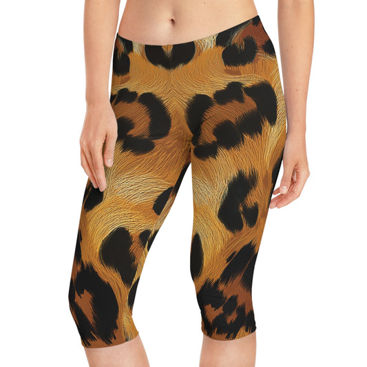 Capri leggings with Animal print - Jaguar - 2