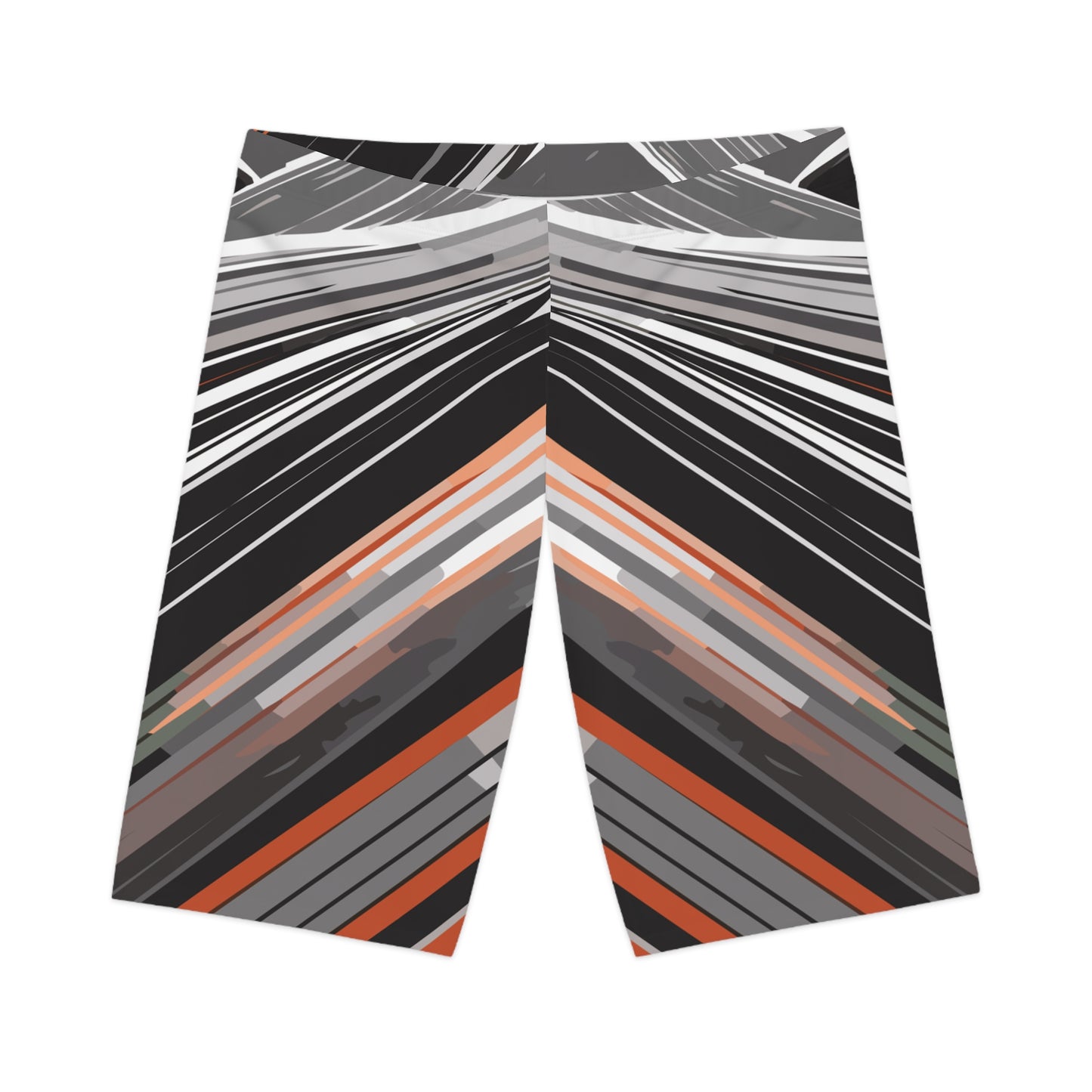 Bike Shorts with Stripes and Lines