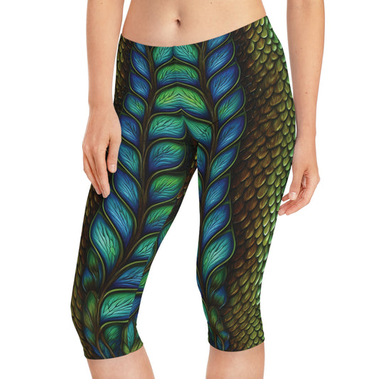 Capri leggings with Animal print - Snake