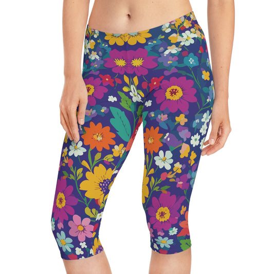 Capri leggings with Floral print