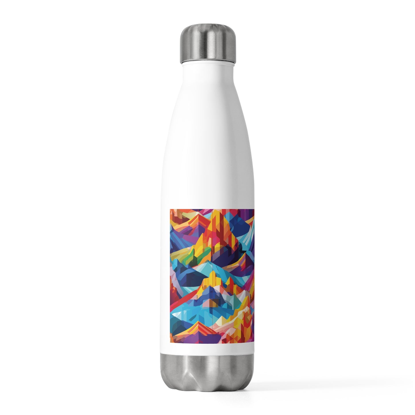 Colorful  20oz Insulated Bottle - Stylish Water Bottle for Active Lifestyles