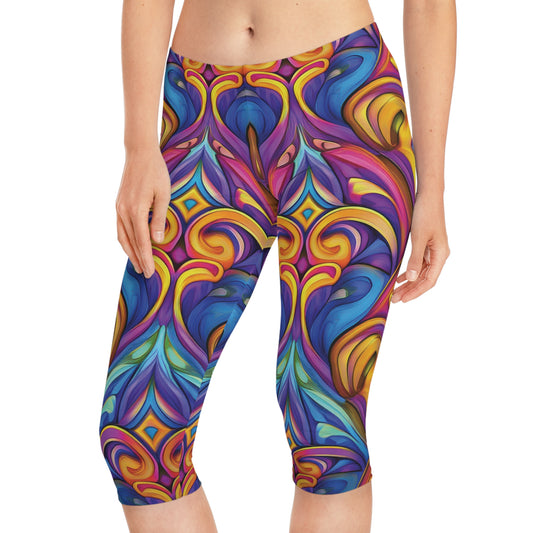 Capri leggings with Ornament