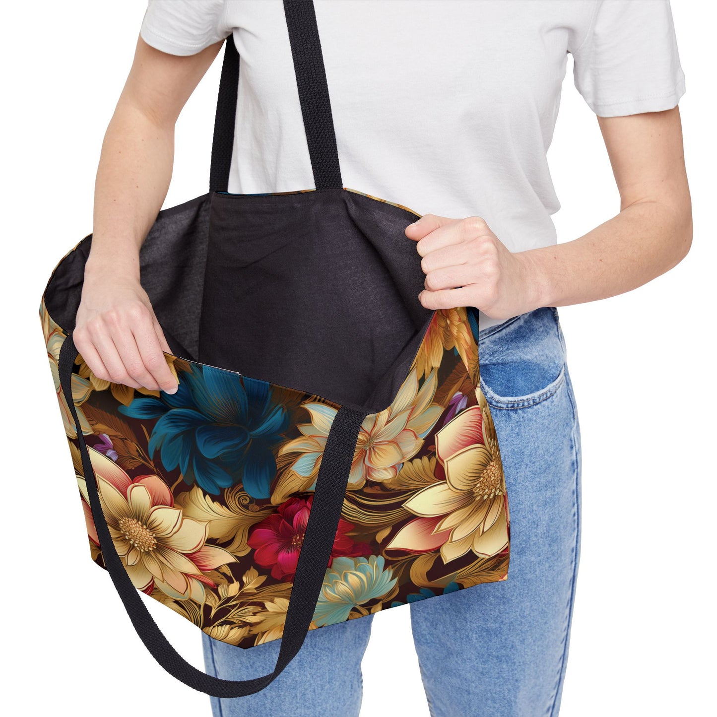 Yoga Bag with Floral print