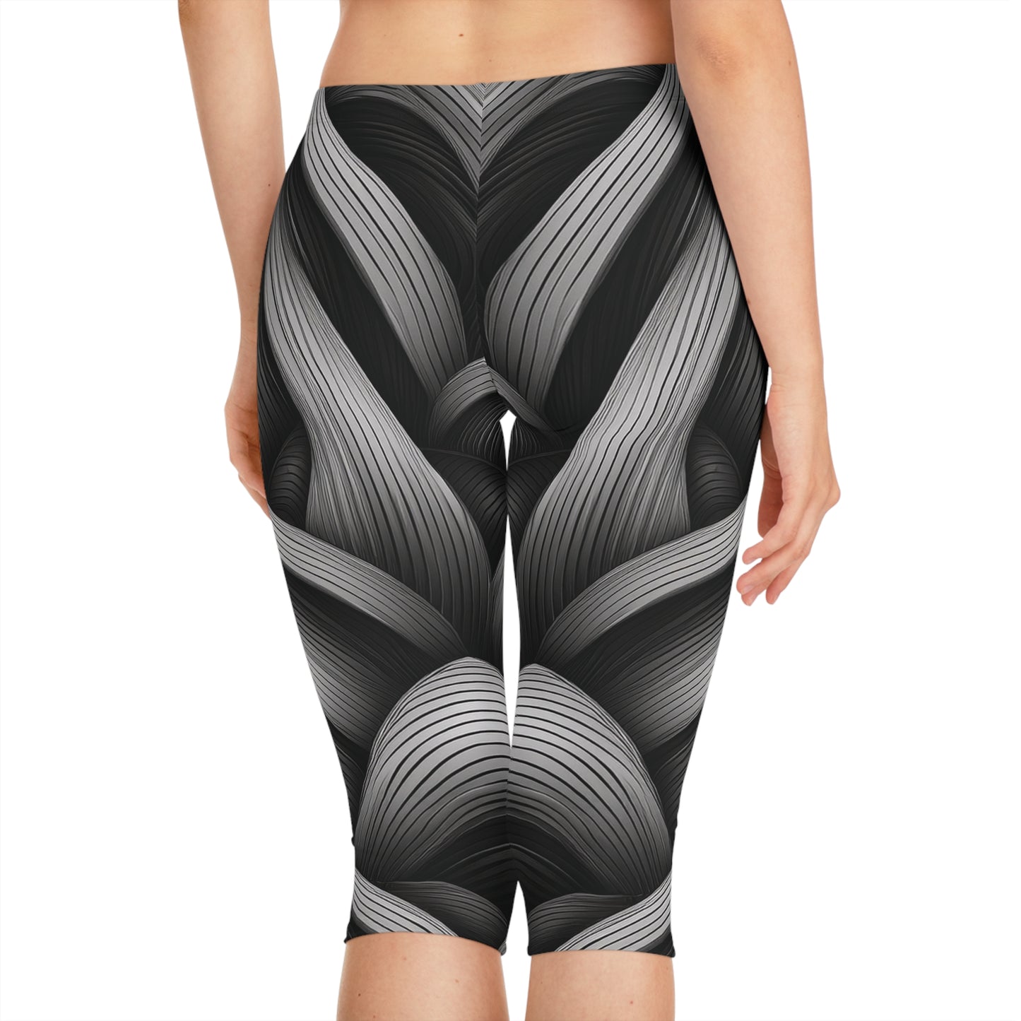 Capri leggings In Black and White