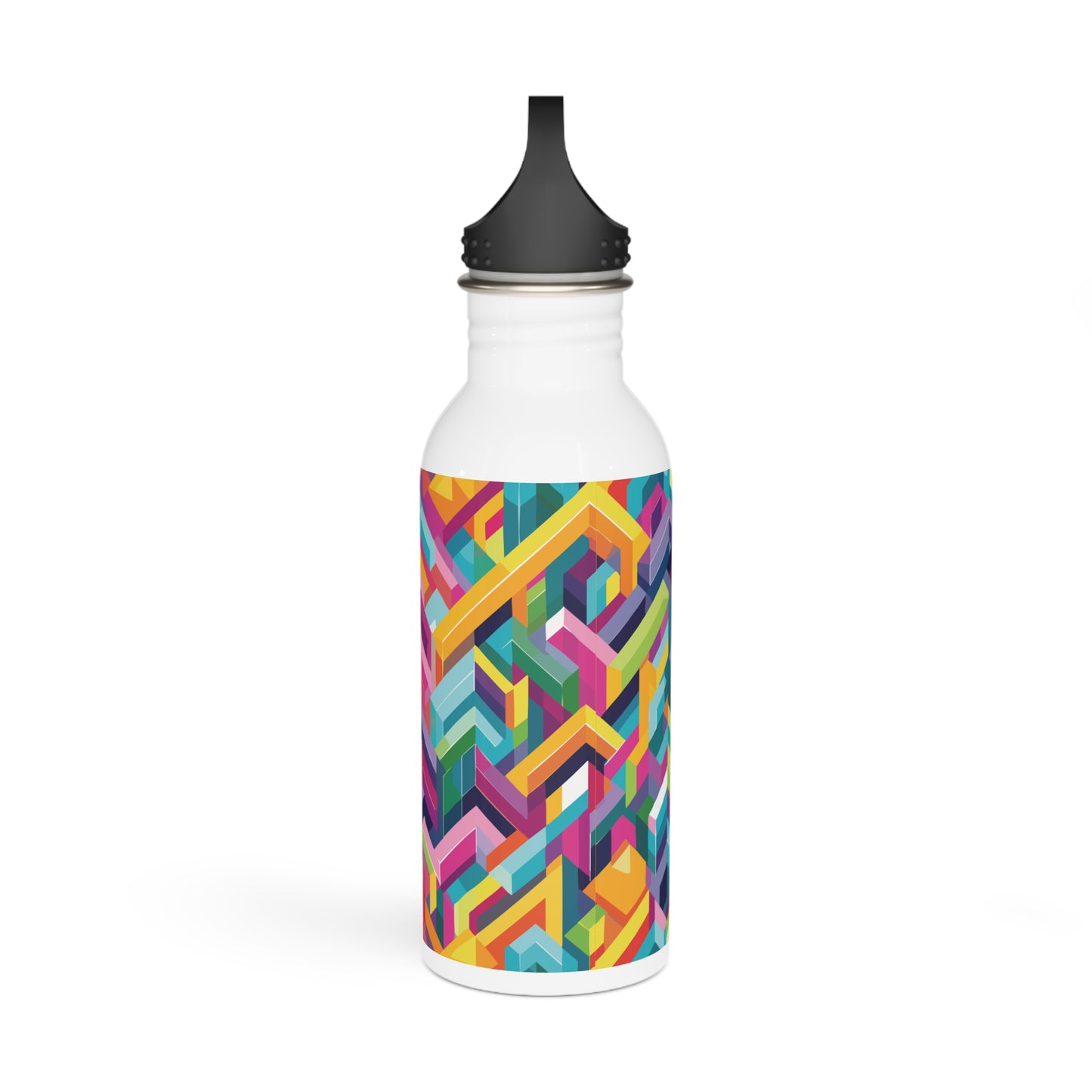 Colorful Steel Water Bottle - Eco-Friendly Hydration for Fitness & Travel