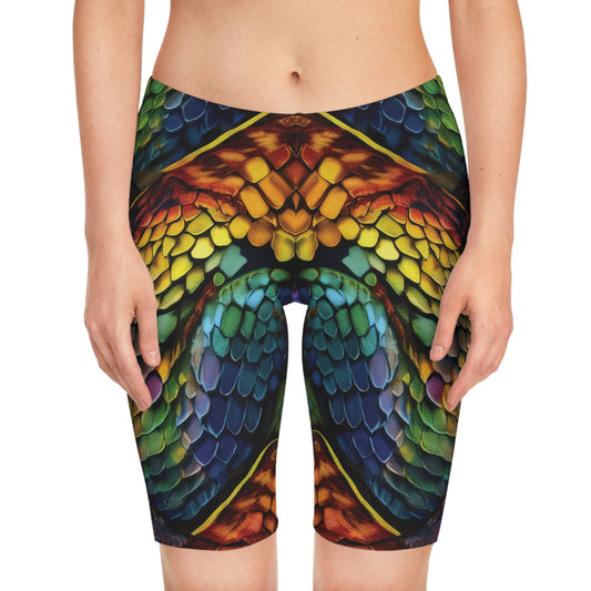 Bike Shorts with Animal prints - Snake - 3