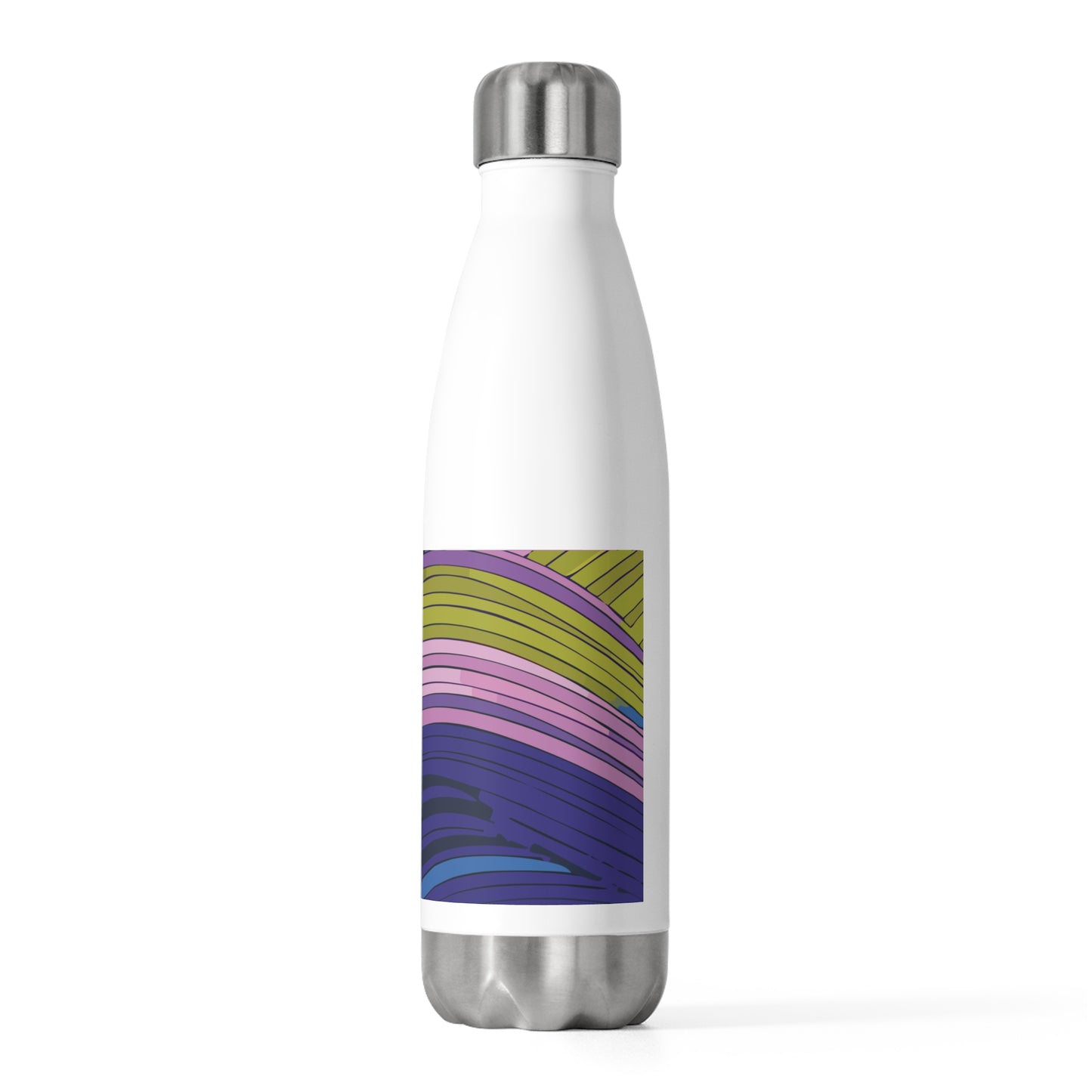 Colorful 20oz Insulated Bottle - Stylish Water Bottle for Active Lifestyles