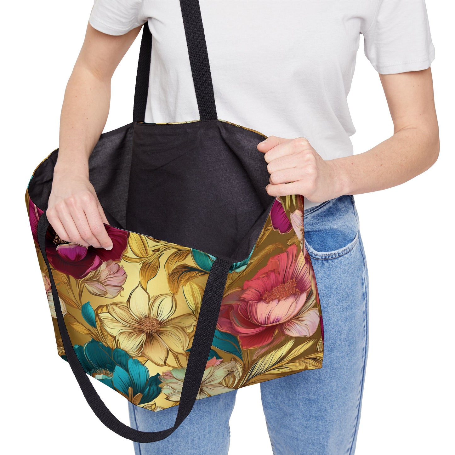 Yoga Bag with Floral print