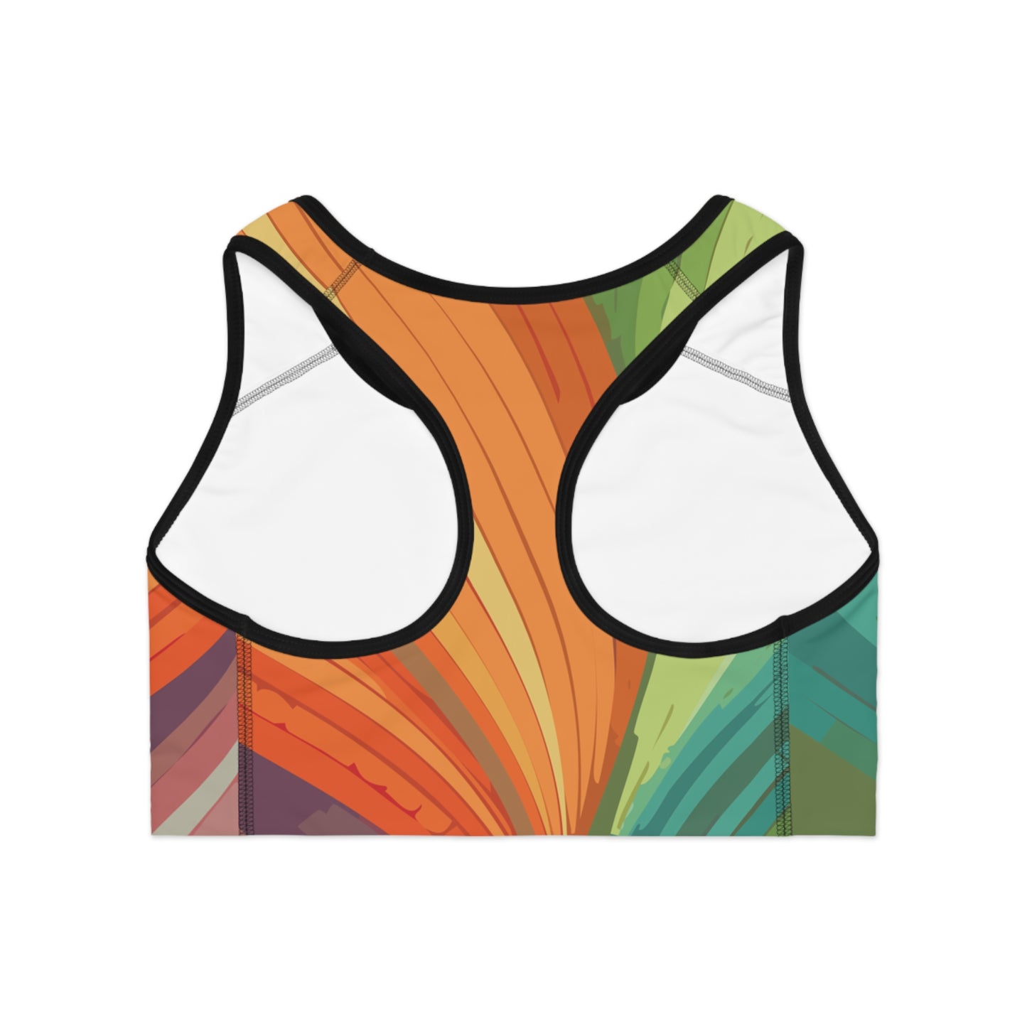 Sports Bra with Abstract prints