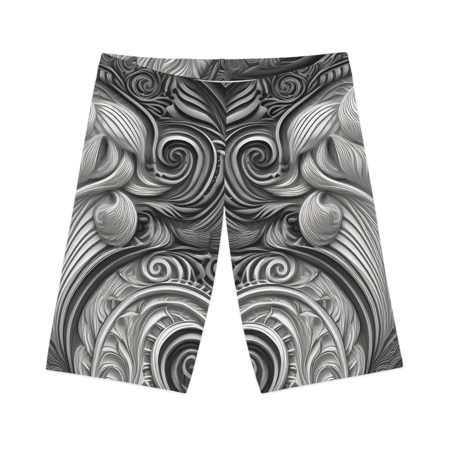 Bike Shorts In Black and White