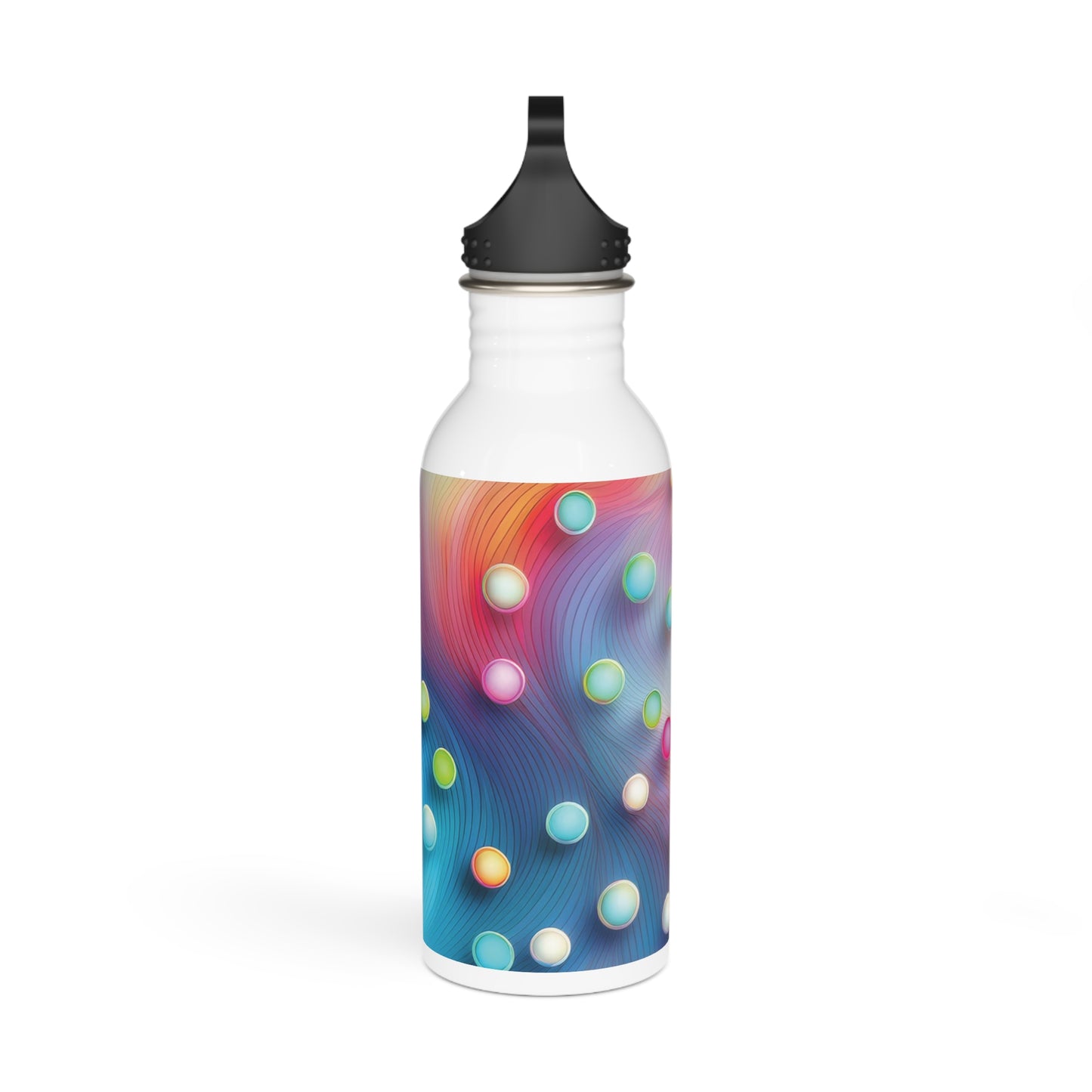 Colorful Steel Water Bottle - Eco-Friendly Hydration for Fitness & Travel, 20oz