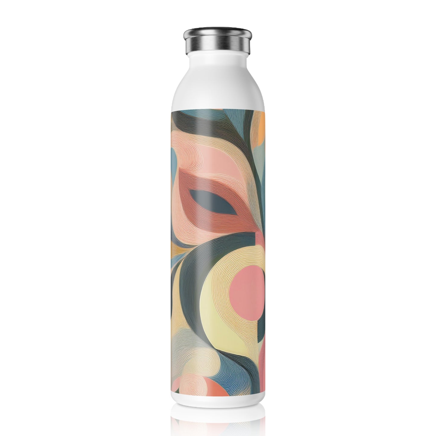 Vibrant Slim Water Bottle - Colorful Design for Active Lifestyles