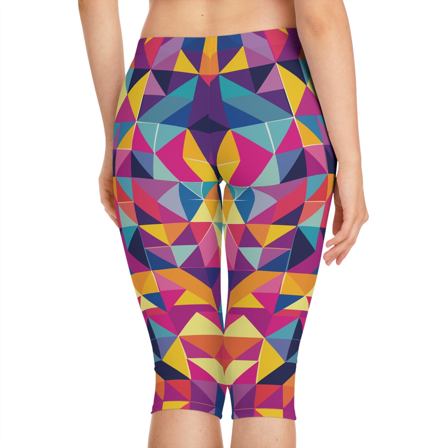 Capri leggings with Abstract print