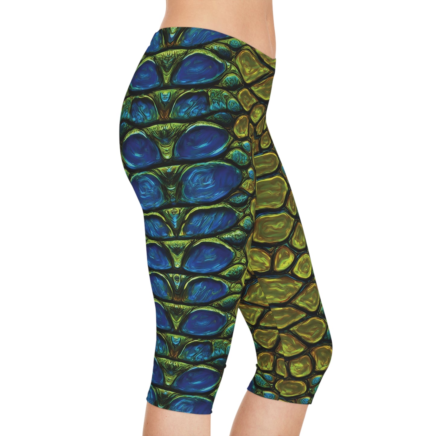 Capri leggings with Animal print - Crocodile