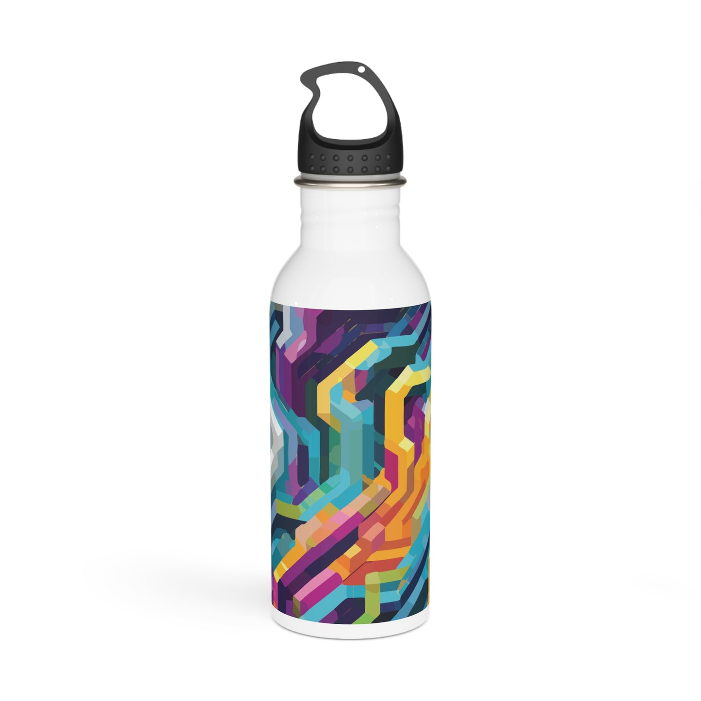 Colorful Steel Water Bottle - Eco-Friendly Hydration for Fitness & Travel, 20oz