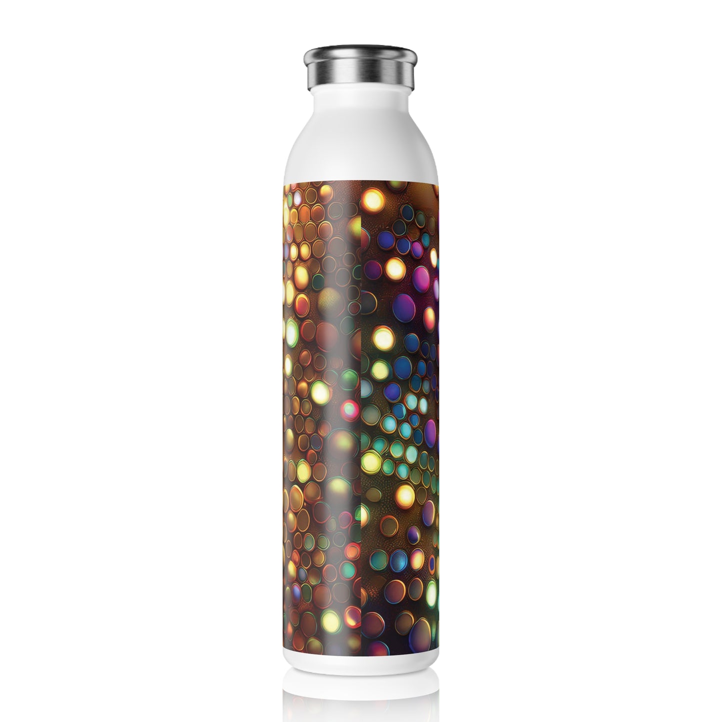 Vibrant Slim Water Bottle - Colorful Design for Active Lifestyles, 20oz