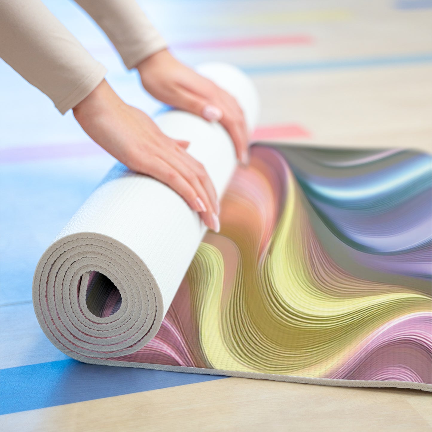 Yoga Mat in Pastel colors