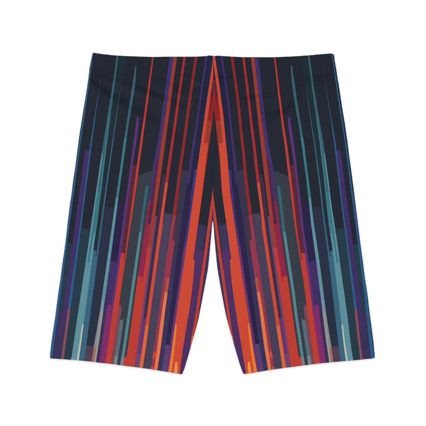 Bike Shorts with Stripes and Lines