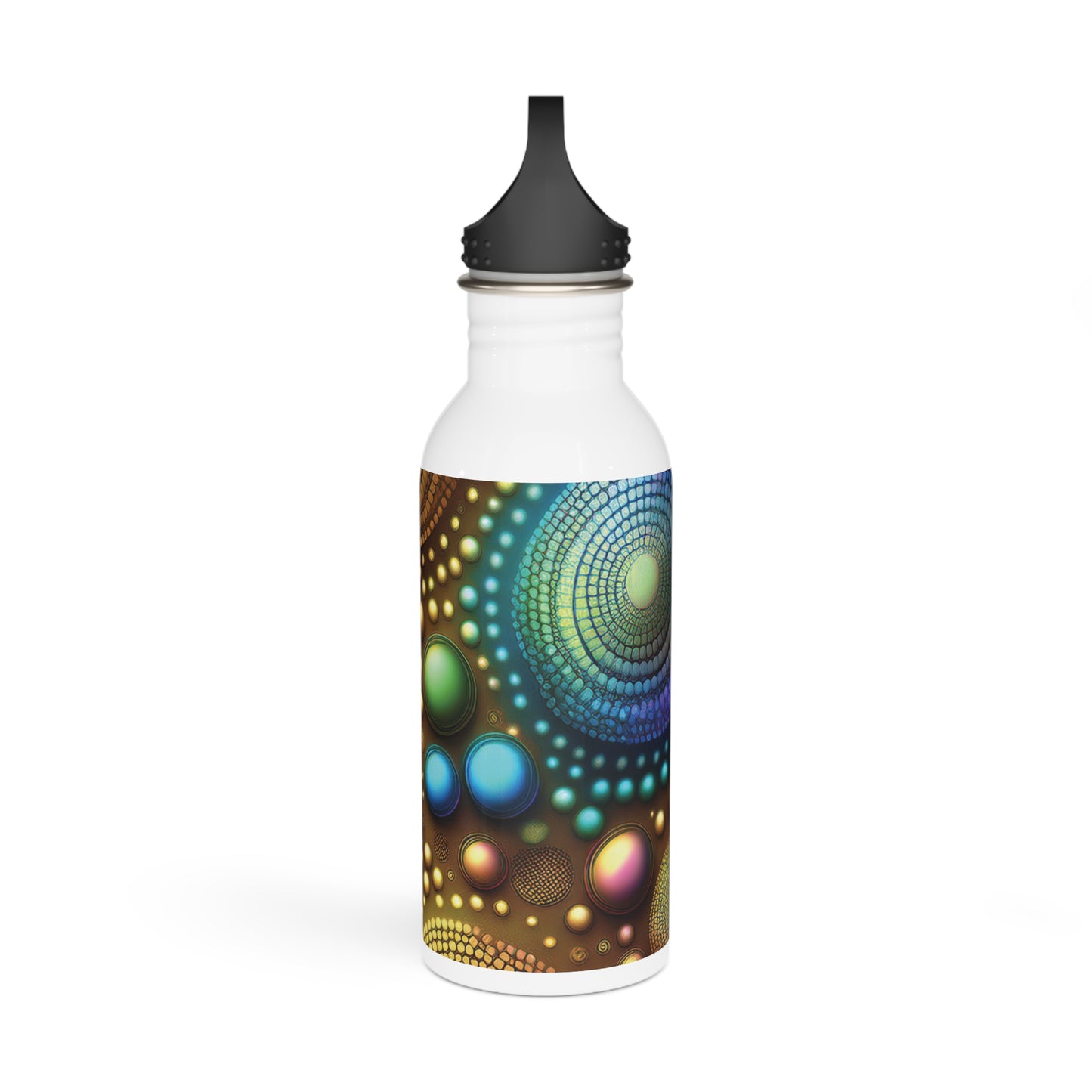 Vibrant Steel Water Bottle - Eco-Friendly Hydration for Fitness & Travel, 20oz