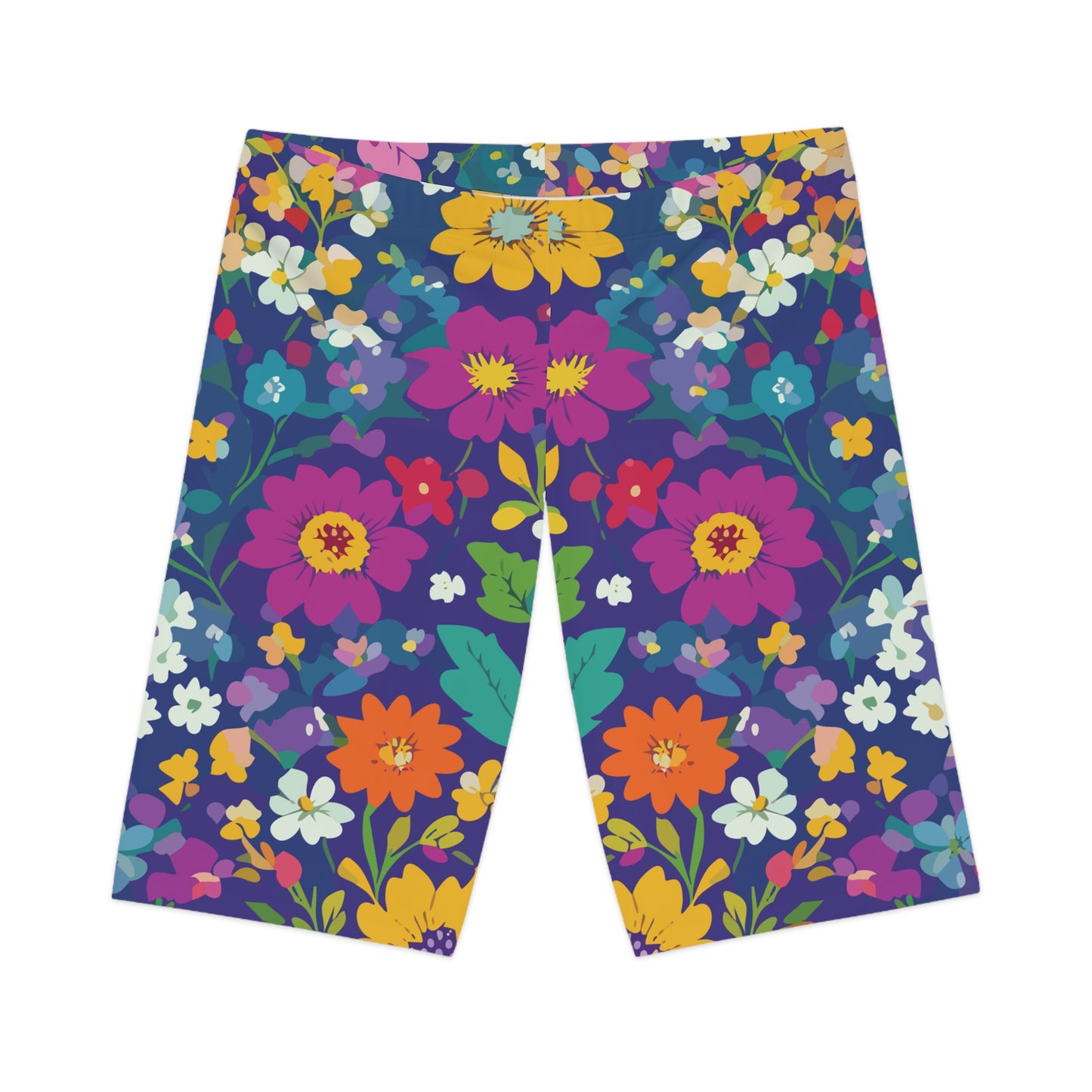 Bike Shorts with Floral prints