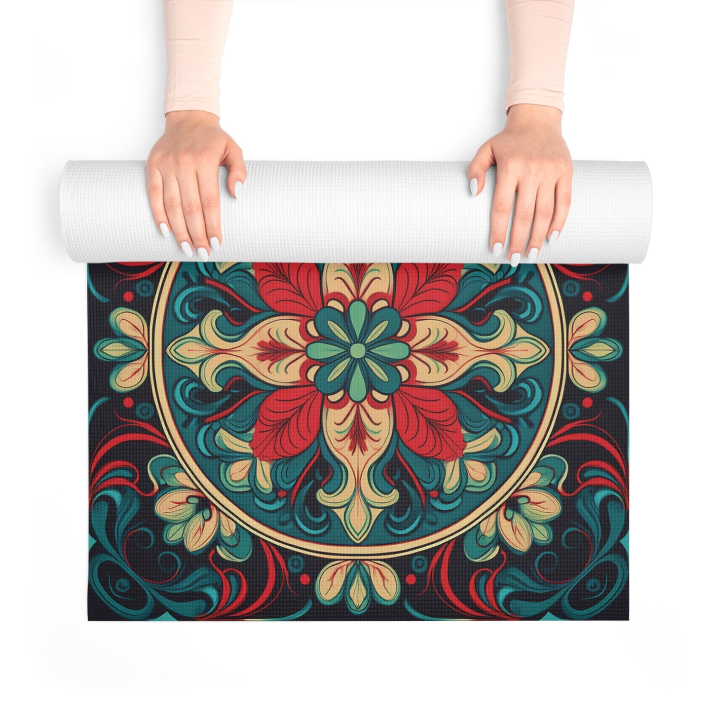 Yoga Mat with Ornament