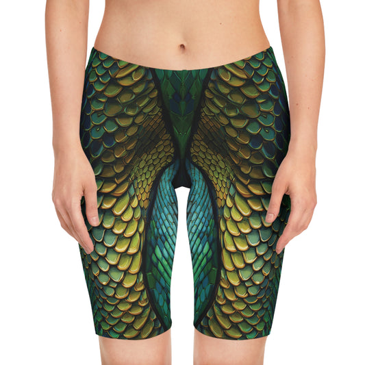 Bike Shorts with Animal prints - Snake - 4