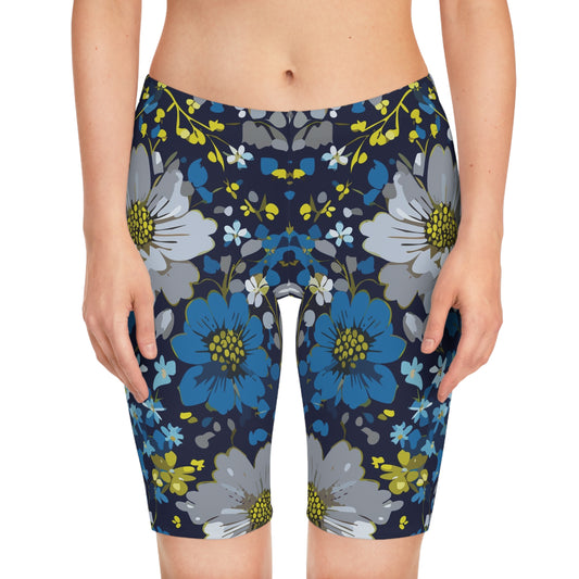 Bike Shorts with Floral prints