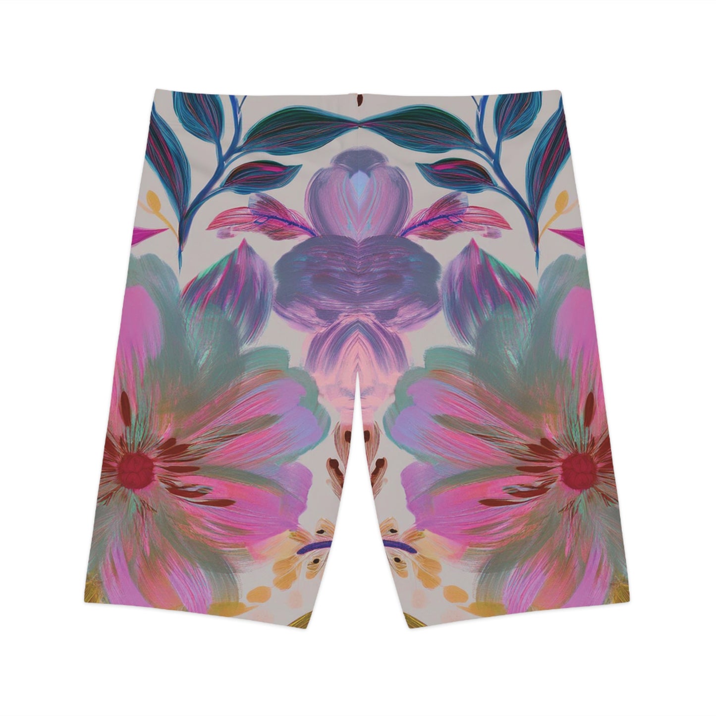 Bike Shorts with Floral prints