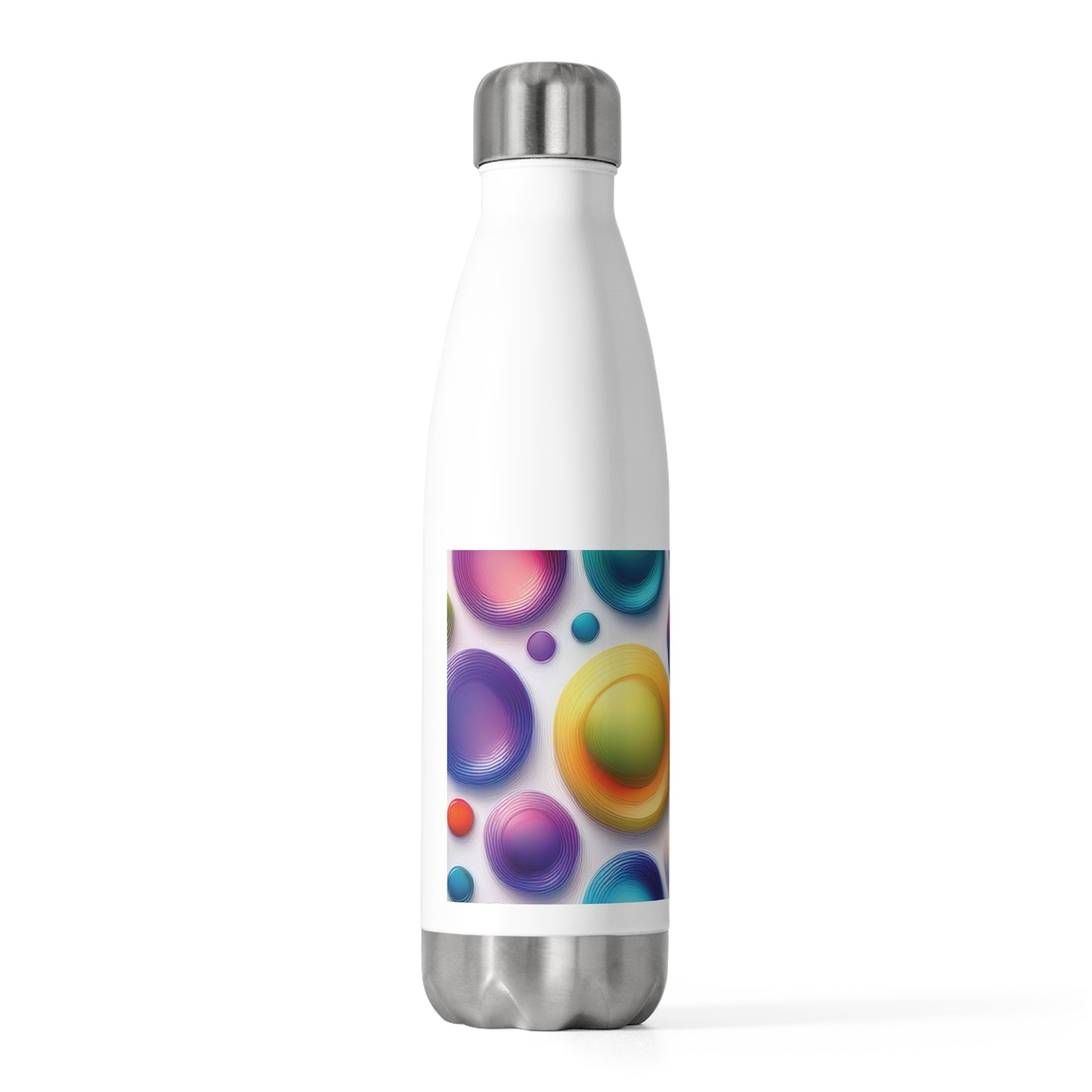 Colorful 20oz Insulated Bottle - Stylish Water Bottle for Active Lifestyles